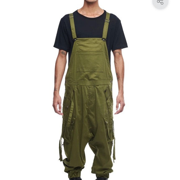 JONNY COTA STUDIO  UNISEX OVERALLS IN GREEN - Picture 10 of 10
